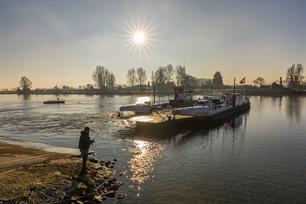 Hengelsport bij veerponten 