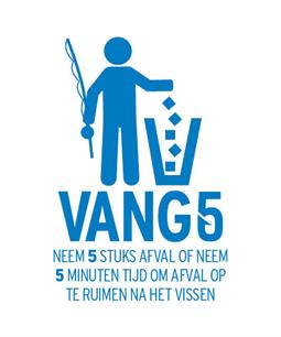 Vang5: sportvisserij pakt zwerfvuil aan